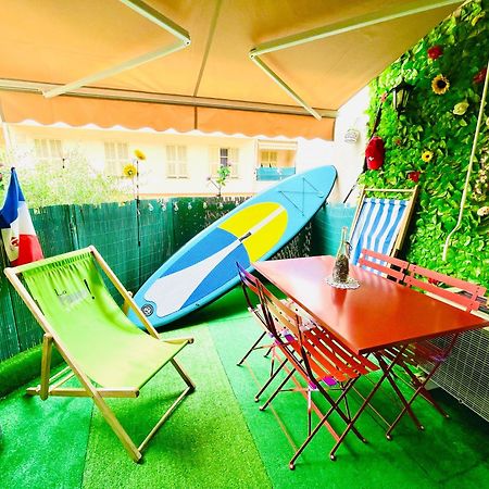 Confortable Studio A Nice Centre Cote Plage Bel Terrasse Paddle מראה חיצוני תמונה