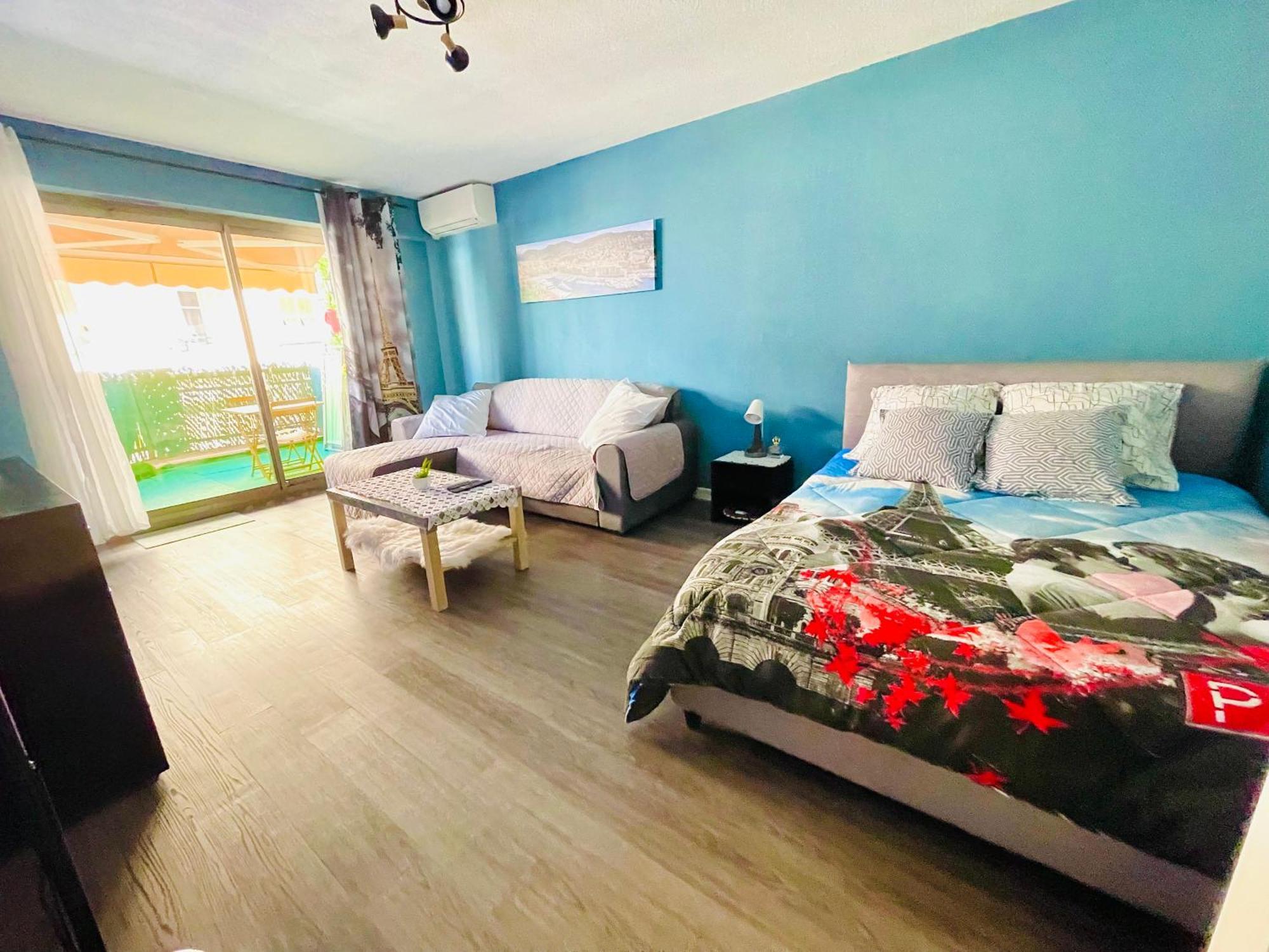 Confortable Studio A Nice Centre Cote Plage Bel Terrasse Paddle מראה חיצוני תמונה