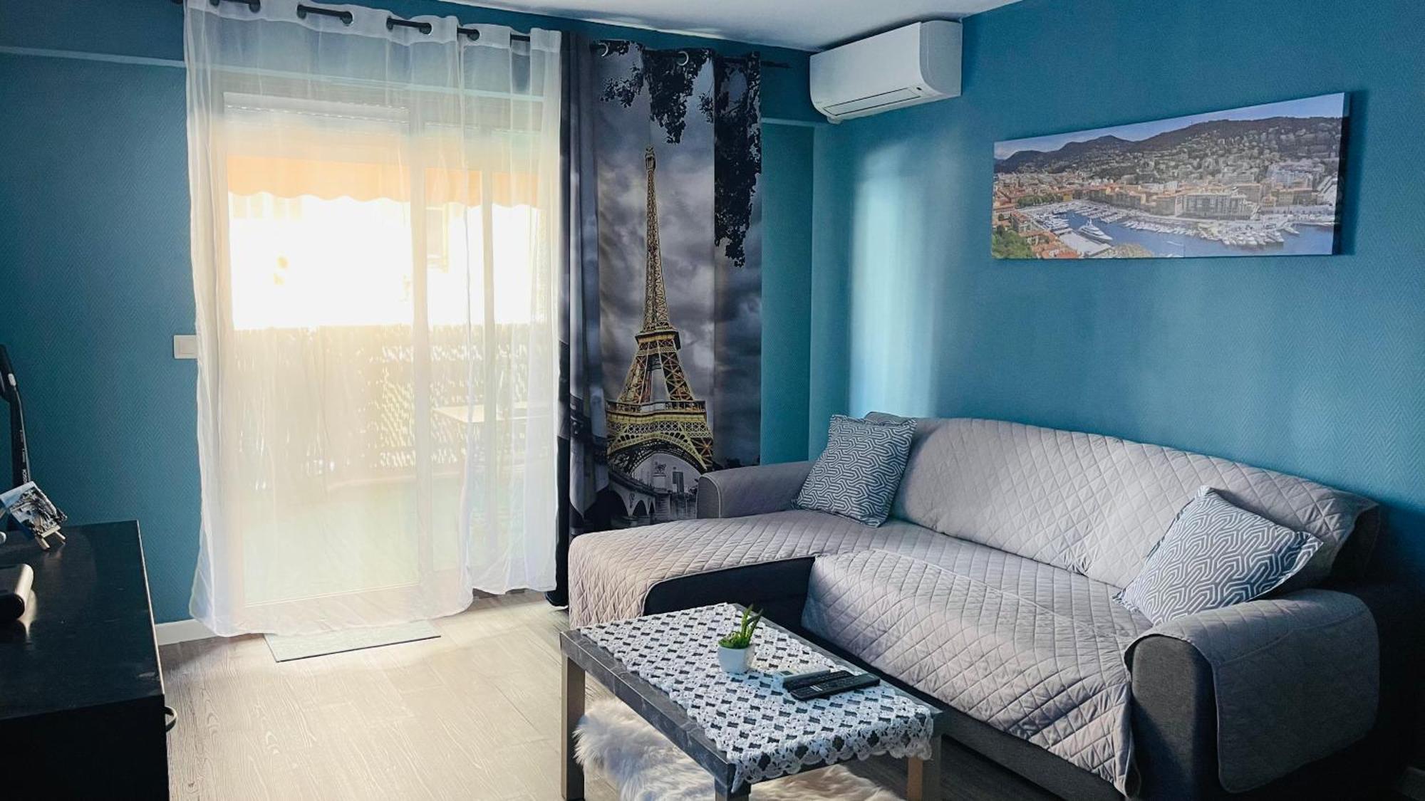 Confortable Studio A Nice Centre Cote Plage Bel Terrasse Paddle מראה חיצוני תמונה