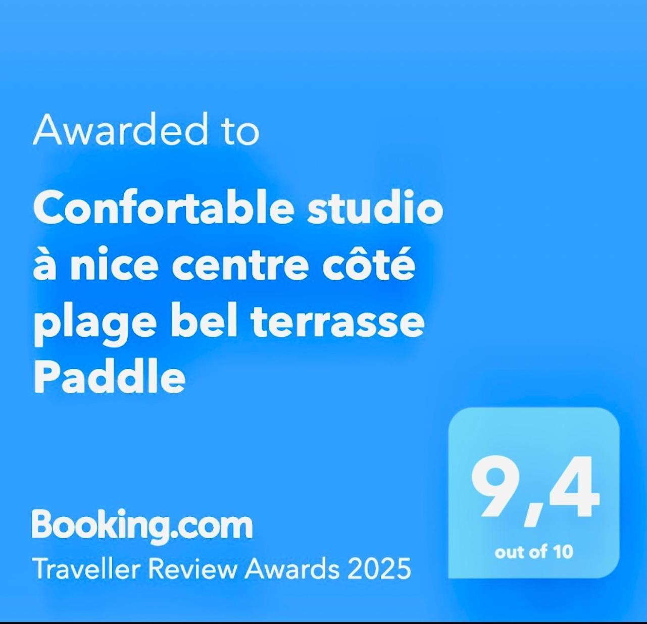Confortable Studio A Nice Centre Cote Plage Bel Terrasse Paddle מראה חיצוני תמונה